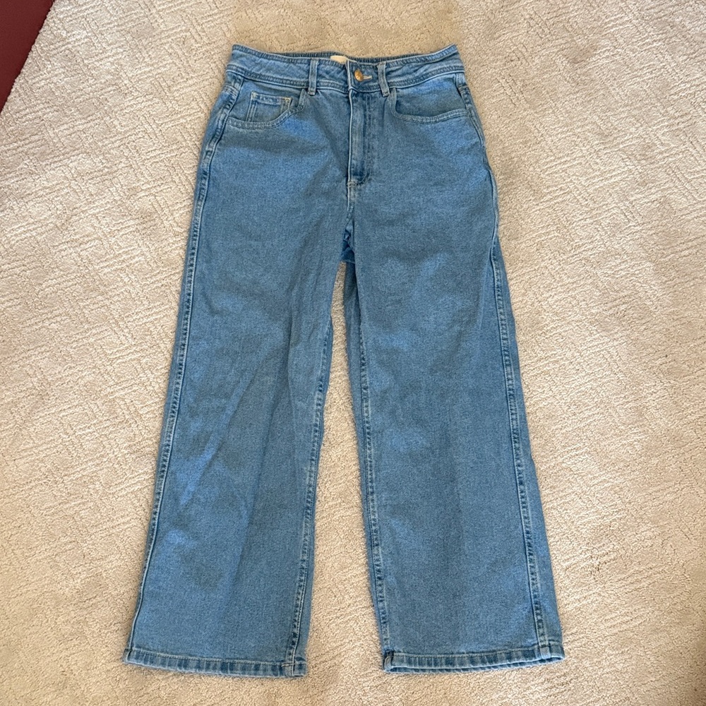 Sezane Light Blue Flare Jeans
